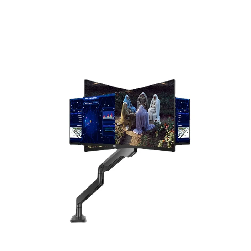 Piemērojami Skyworth Makro Hairtail Ekrāna Datora Monitora Turētājs, Izvelkams Mehāniskās Rokas 31.5-Collu