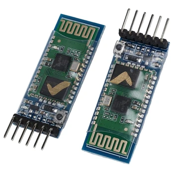 2gab HC-05 6 Pin RF Bluetooth Bezvadu Raiduztvērēju Vergu Modulis RS232 / TTL Uz UART Pārveidotājs Un Adapteri Arduino