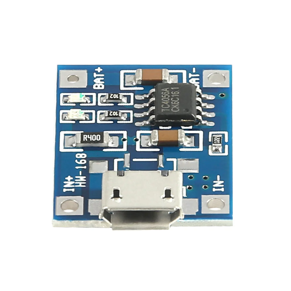 5gab/daudz TP4056 5V TENSTAR ROBOTS 1A Micro USB 18650 Litija Akumulatora Uzlādes Valdes Lādētāju Modulis + Aizsardzība Dual Funkcijas 2
