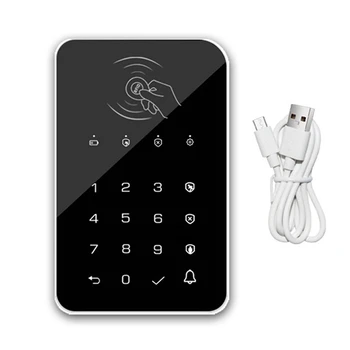 433Mhz Bezvadu Tastatūru, Touch Pad Durvju Pogu G50 / G30 / PG103 / W2B Wifi bezvadu GSM Signalizācijas RFID Karti, Uzlādējams