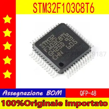 5gab/daudz STM32F103 STM32F103C8T6 STM32F103CBT6 QFP48 STM32F103ZET6 QFP144 mikrokontrolleru mikroshēmu