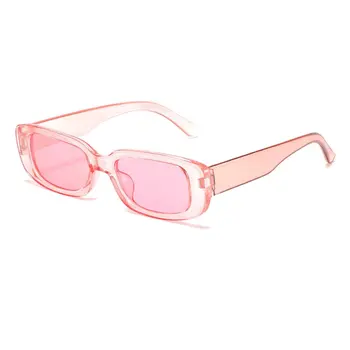 Izturīgs Saulesbrilles Mazajiem Vintage Kvadrātveida Saules Brilles Sievietēm Toņos Sieviešu Briļļu Anti-glare UV400 Taisnstūra Velo Brilles