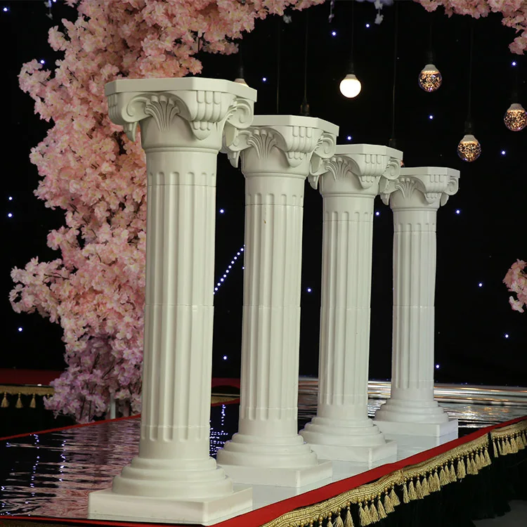 88cm augstums kāzu romiešu kolonnas, kāzu aksesuāri kāzu romiešu pīlārs ceļu svina kāzu dekorēšana 8pcs/daudz