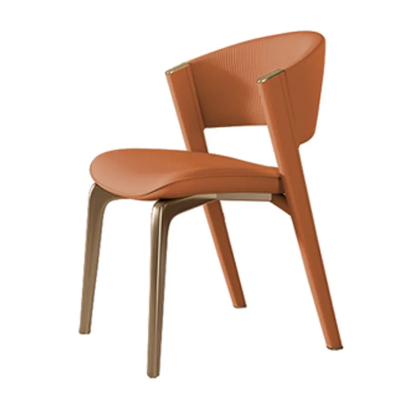 Atpūtas Atzveltni Ēdamistabas Krēsli Metāla Mobilo Unikālu Minimālisma Ēdamistabas Krēsli Ērti Dizainers Chaises Salle Silītē Mēbeles