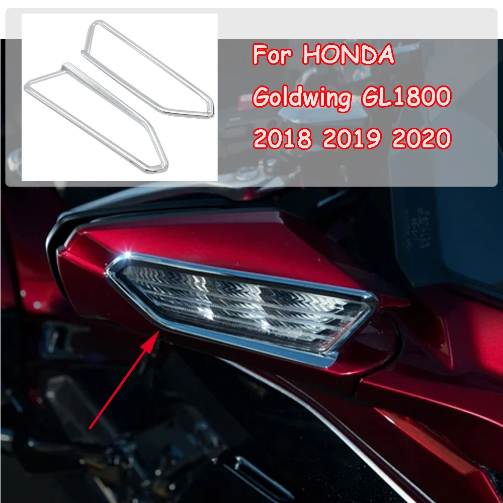 HONDA Goldwing GL1800 2018 20109 2020 2021 2022 Chrome Dekoratīvais pārsegs, Spogulis Surround Motociklu