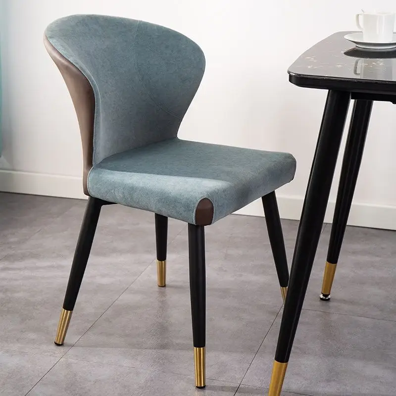 Mūsdienu Minimālisma Ēdamistabas Krēsls Ziemeļvalstu Dizaineru Modes Luksusa Pusdienu Galda Un Krēsla Mājas Restorāns, Hotel Krēsla Atzveltni 0