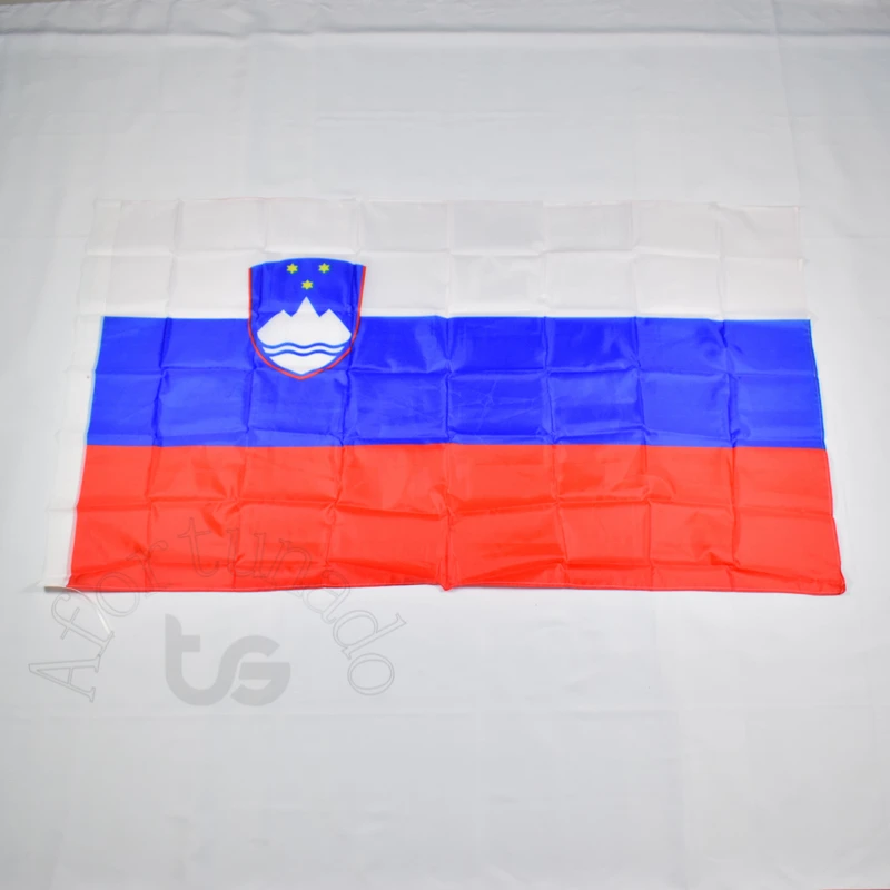 Slovēnija slovēnijas 90*150cm karogs Banner 3x5 Kājām Karājas Valsts karogu, lai apmierinātu,Parādes,ballītes.Karājas,dekoratīvās apdares