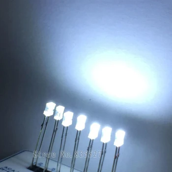 1000PCS/DAUDZ Square LED super spilgti balta gaismas diode 2 * 3 * 4MM 1600-1800mcd