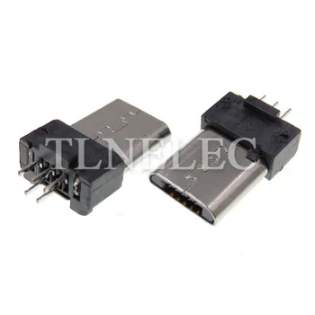 10pcs Mini 5 Pin Jack Ligzdā Vadu Lodēšanu Adaptera Junctor Micro USB Vīrietis Saskarni, Plug DIP Savienotājs
