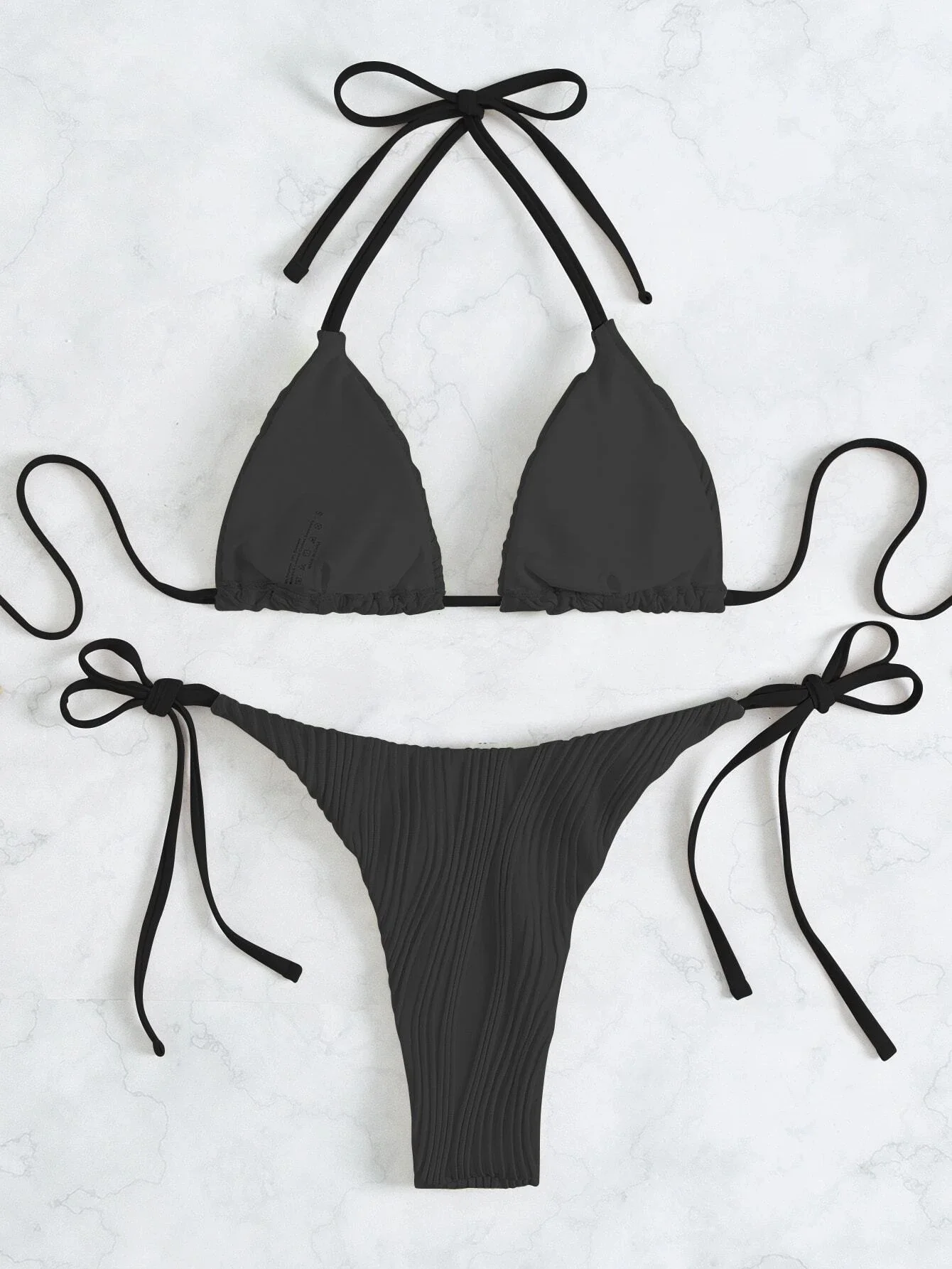 Pavada Trīsstūris Tie Pusē Bikini Peldkostīms Sievietēm Divas Gabals Peldkostīmi 2023 Bikini Komplekts Vasaras Pludmales Peldkostīms 1