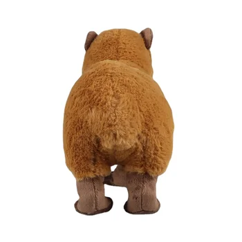 2 Stilu Patīkams Simulācijas Capybara Plīša Plüschtiere Anime Plushie Gudrs Istabas Interjeru Cosas Kawaii Plīša Rotaļlietas Bērniem Dāvanas 3