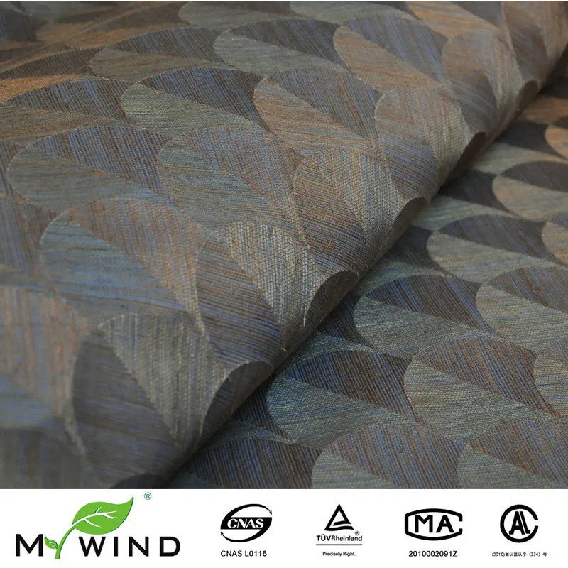MYWIND Luksusa Hand-made Wallcovering Sizala Šķiedras,Dabas Materiāliem, Ar Tekstūru,Eksotisko Stilu Interjera Dekorēšana Dizainu 3