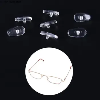 50 Pāru Anti Slip Izmērs daļu Brilles Brilles Silikona deguna spilventiņi briļļu aksesuārs 13x7mm
