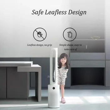 es Mijia Smart Leafless Attīrīšanas Ventilatora Gaisa Attīrītājs Bladeless Ventilators 2in1 Cirkulācijas Dabas Vēja Darbam Ar Mi Mājās App 1