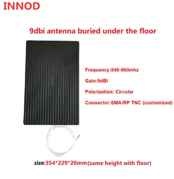 Ilgi range1-3M virziena UHF RFID 860-960MHz augstas iegūt 9dbi laiks grīdas paklājs antenu sporta sacensību laiks