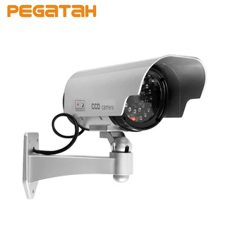 Jauna Viltus Kameras AA Bateriju, Āra Iekštelpu Uzraudzības Viltus Drošības Bullet Kameras CCTV Kameras Mājas drošības sistēma