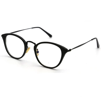 LORETOROSA Optiskās Brilles Rāmis Apaļas Unisex Melna Pelēka Leopard Recepte Briļļu Tuvredzība Hyperopia Tuvredzīgs Brilles