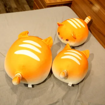 Mīksto Gudrs Maizi, Olu Kaķēns Lelle Japāņu Pārveidots Kaķis Plīša Pildījumu Rotaļlieta Dāvanu Apdare Rotājumu Spilvens meitenēm un Bērniem