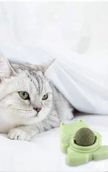 Pet Rotaļlietas Catnip Bumbu Licking Rotējošo Catnip Kaķis Traktēti Cat Jaunas Formas Gudrs Kaķis Laiza Rotaļlietas Pet Izturas Pret Vērpšanai Catnip