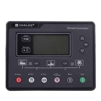 SHALUO SL6120 ģeneratori Kontrolieris LCD Automātiskā Start Genset Ats Vadības bloku, Termināls, Maksas Paneli Ģeneratora Daļas