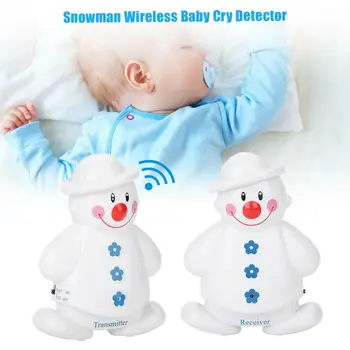 Wifi Baby Monitor bezvadu elektronisko bērnam raudāt, signalizācijas detektoru Zīdaiņu pārnēsājamo audio skaņas monitors bērnu 0