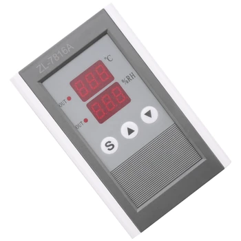 Zl-7816A,12V,Temperatūra & Mitruma Kontrolieris,Termostatu Un Hygrostat,Inkubators Mitrums,Inkubators Kontrolieris 5