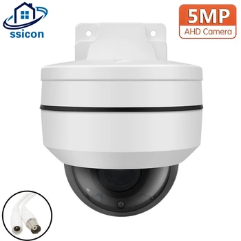 Āra AHD PTZ Kamera 5MP CCTV Ātrums Dome 2.8-12mm Motorizēta Lēcas Ūdensizturīgu Analogo Drošības Kamera Atbalsta RS485 0